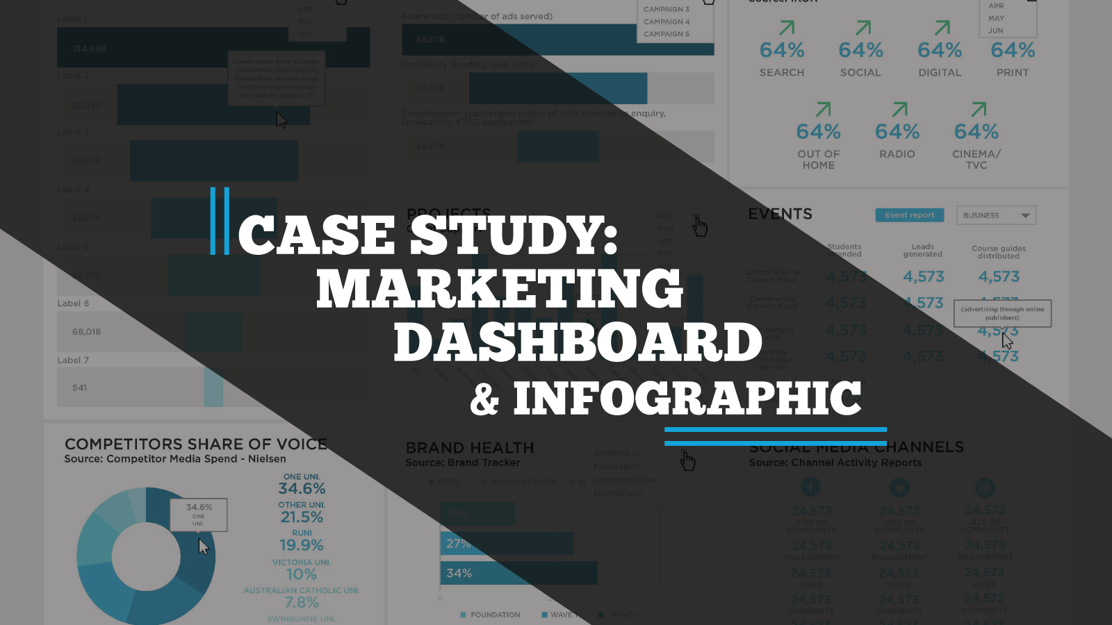 Case-study: Victoria University Dashboards & Infographic Reports